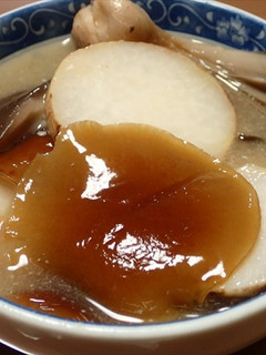 天然開きナメコ、平茸、里芋の味噌煮!!-レシピのメイン写真