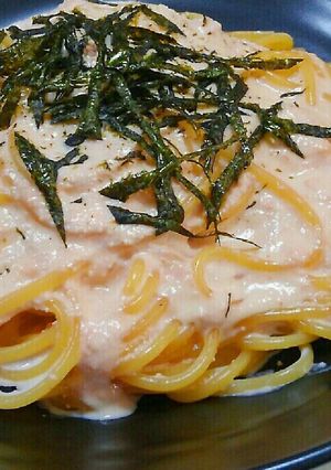 明太クリームパスタ-レシピのメイン写真