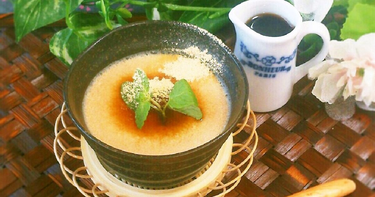 基本からアレンジまで！思わずつくりたくなる「きなこプリン -ゼラチン