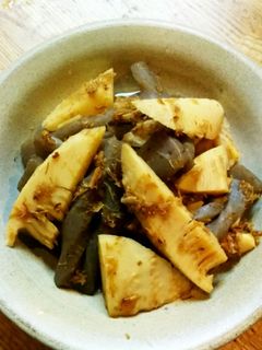 筍と蒟蒻の土佐煮-レシピのメイン写真