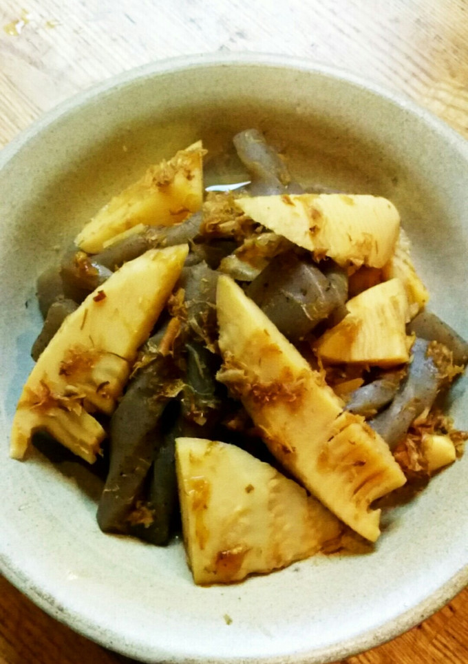 筍と蒟蒻の土佐煮-レシピのメイン写真