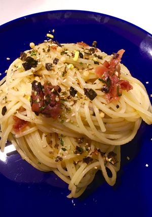 梅好きにはたまらない！簡単和風パスタ-レシピのメイン写真