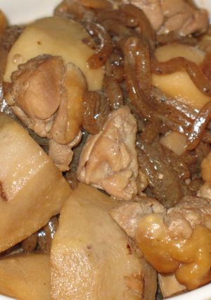 里芋と鶏肉の煮物♫♬-レシピのメイン写真