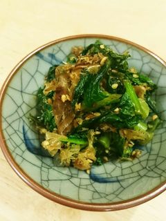 ご飯がすすむ!!大根葉のおかか炒め-レシピのメイン写真