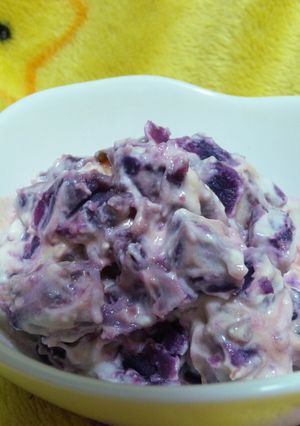 紫芋のカラメルヨーグルト和え-レシピのメイン写真