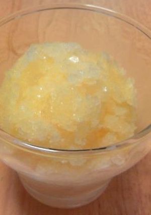ジュースで作るオレンジシャーベット-レシピのメイン写真