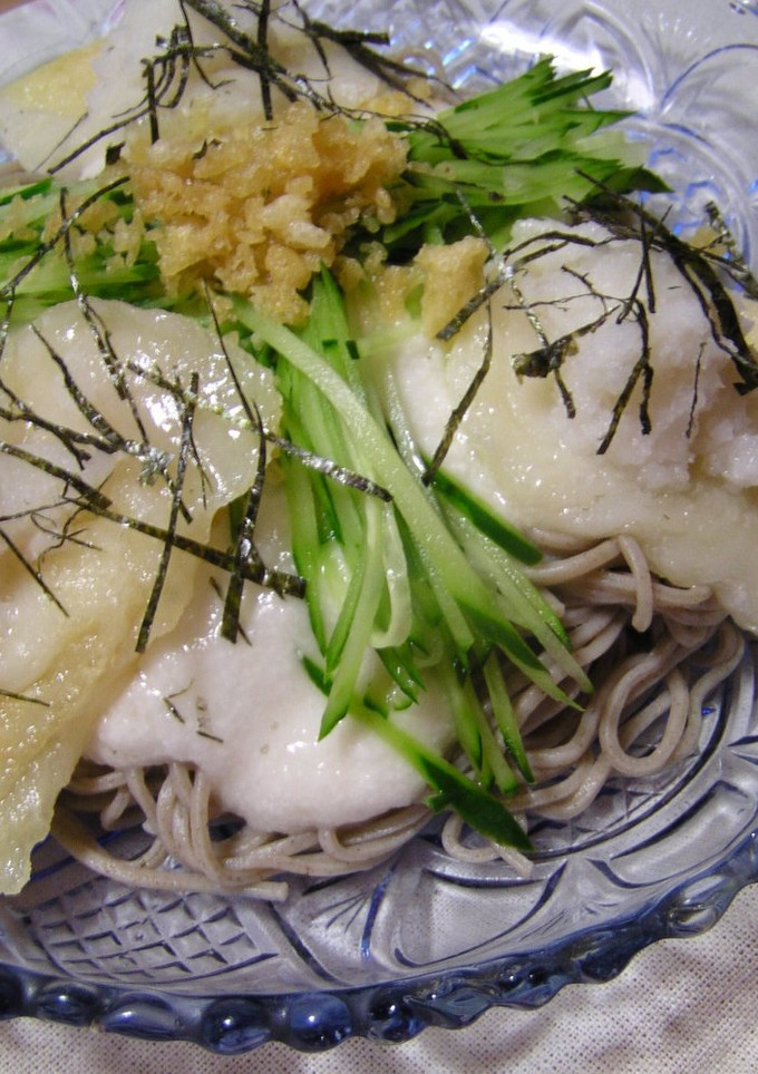 揚げ餅おろし蕎麦♪-レシピのメイン写真