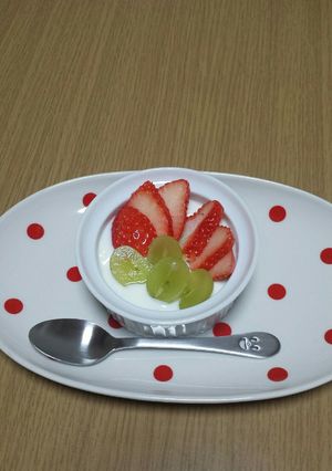 簡単♪フルーツヨーグルトケーキ風-レシピのメイン写真