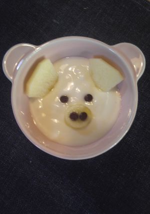簡単！ブタさんヨーグルト-レシピのメイン写真