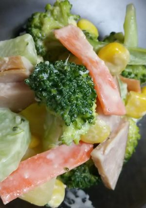 温野菜でお腹いっぱいサラダ-レシピのメイン写真