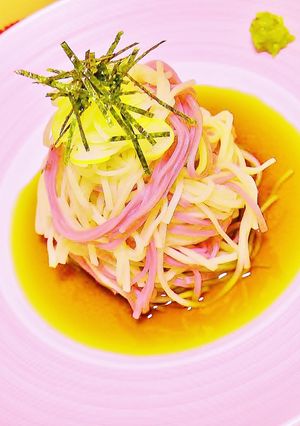 お祝いに♪かわいい”もりそば”♡-レシピのメイン写真