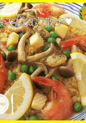 簡単 パエリア風 炊き込みご飯(^^)-レシピのメイン写真
