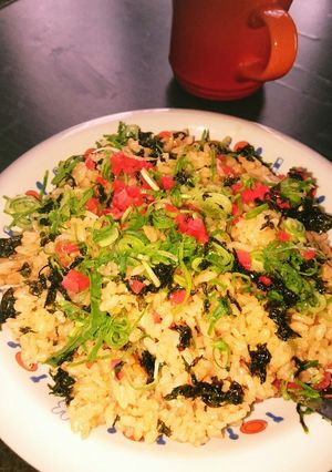 キムチ鍋からの簡単キムチ炒飯(ピラフ)☆-レシピのメイン写真