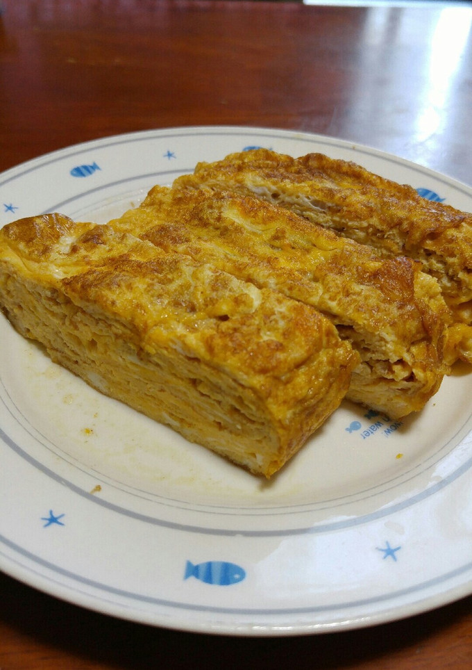 ☆白だし☆厚焼き玉子焼き☆♪-レシピのメイン写真