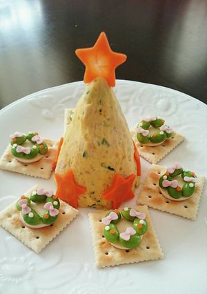 ☆簡単☆クリスマス☆ポテサラツリー-レシピのメイン写真