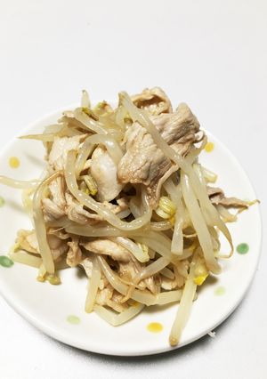 もやしと豚肉のさっぱりおかず-レシピのメイン写真