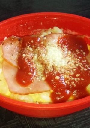 ズボラ飯☆レンジでオムライス-レシピのメイン写真