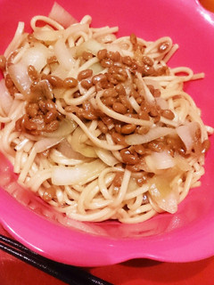 納豆とポン酢の焼きうどん-レシピのメイン写真