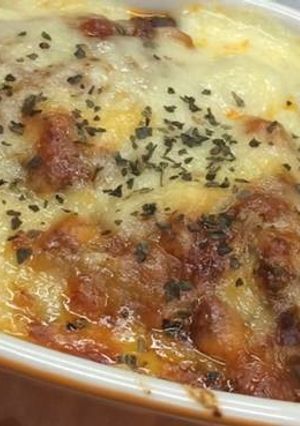 ヘルシー豆腐のミートソースグラタン-レシピのメイン写真