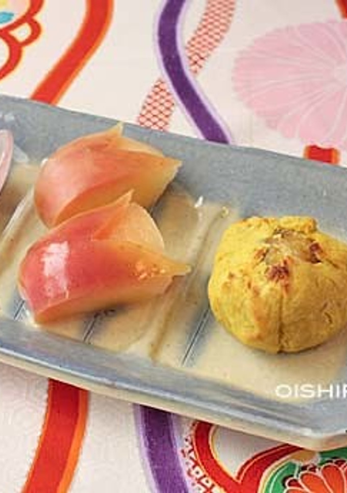 簡単おせち・焼き栗きんとん-レシピのメイン写真