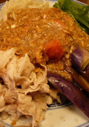 たっぷり野菜と豚肉の冷しゃぶ-レシピのメイン写真