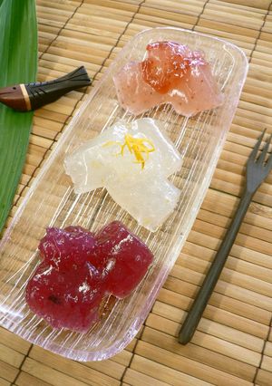 簡単！年中楽しめる フル−ツわらび餅-レシピのメイン写真