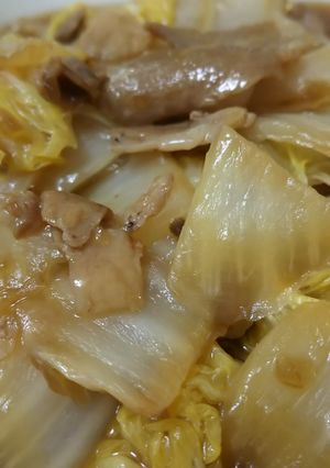 白菜と豚肉のドレッシング炒め-レシピのメイン写真