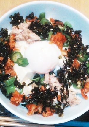 簡単ヘルシー豆腐丼-レシピのメイン写真