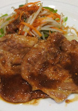 シンプルな味付けの豚生姜焼き-レシピのメイン写真