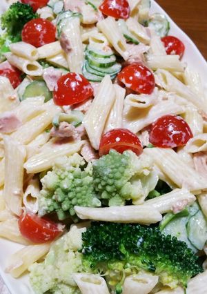 シーチキンと温野菜のホットサラダ-レシピのメイン写真