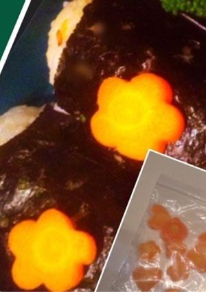 お弁当の彩りに便利！冷凍保存＊型抜き人参-レシピのメイン写真
