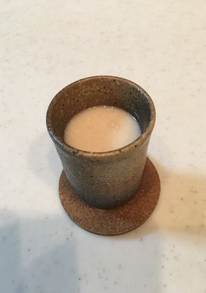 ハチミツ生姜入り 酒粕でつくる甘酒-レシピのメイン写真