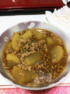 超簡単!大根の挽肉あんかけ-レシピのメイン写真