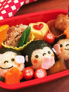 キャラ弁☆お正月弁当☆申年-レシピのメイン写真