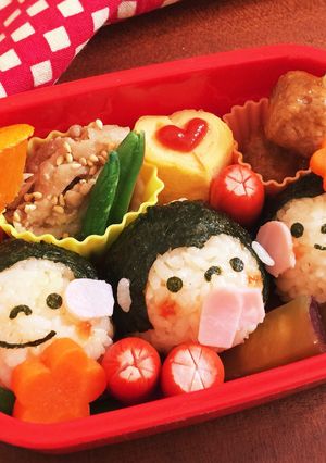 キャラ弁☆お正月弁当☆申年-レシピのメイン写真