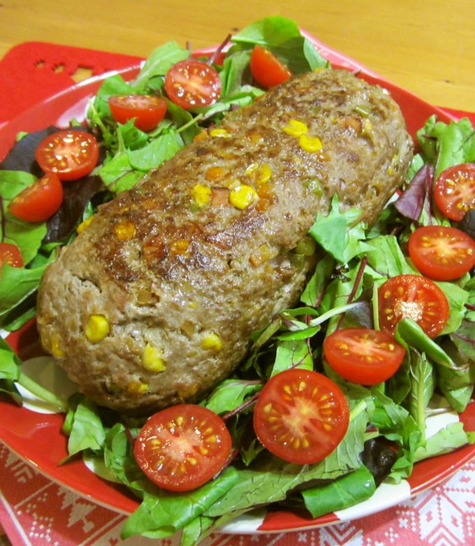 野菜もたっぷり♪ミートローフ-レシピのメイン写真