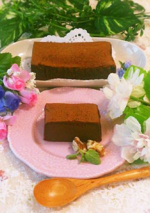 バレンタインに♡レア食感の焼きショコラ-レシピのメイン写真