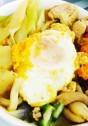 〈簡単〉味噌煮込みうどん♡-レシピのメイン写真