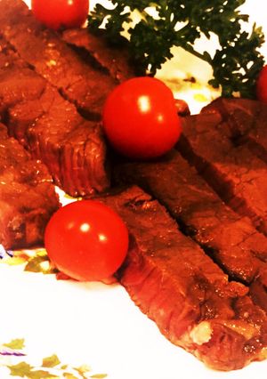 アメリカ料理♡クラブステーキを魚グリルで-レシピのメイン写真