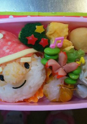 キャラ弁★サンタクロースお弁当-レシピのメイン写真