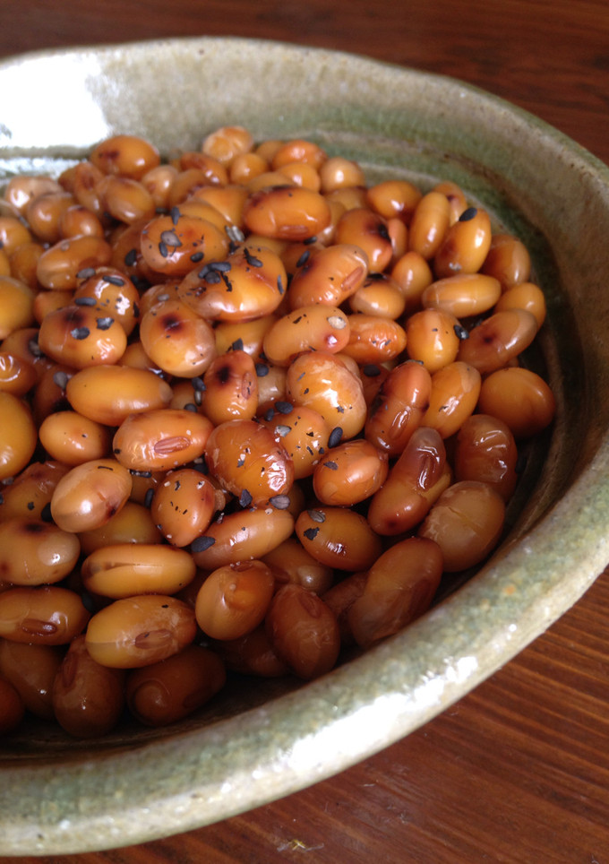 水煮なしで簡単！炒り大豆の煮豆☆-レシピのメイン写真