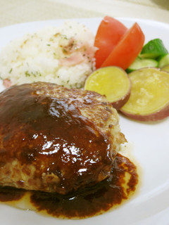 玉ねぎたっぷり!豚肉ハンバーグ-レシピのメイン写真