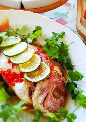 おもてなしに！タイの鯛ライム蒸し-レシピのメイン写真