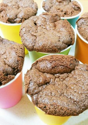 焼き型いらず！紙コップでシフォンケーキ-レシピのメイン写真