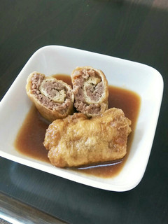 油揚げの挽き肉ロール-レシピのメイン写真