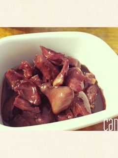 鶏肝の生姜煮-レシピのメイン写真