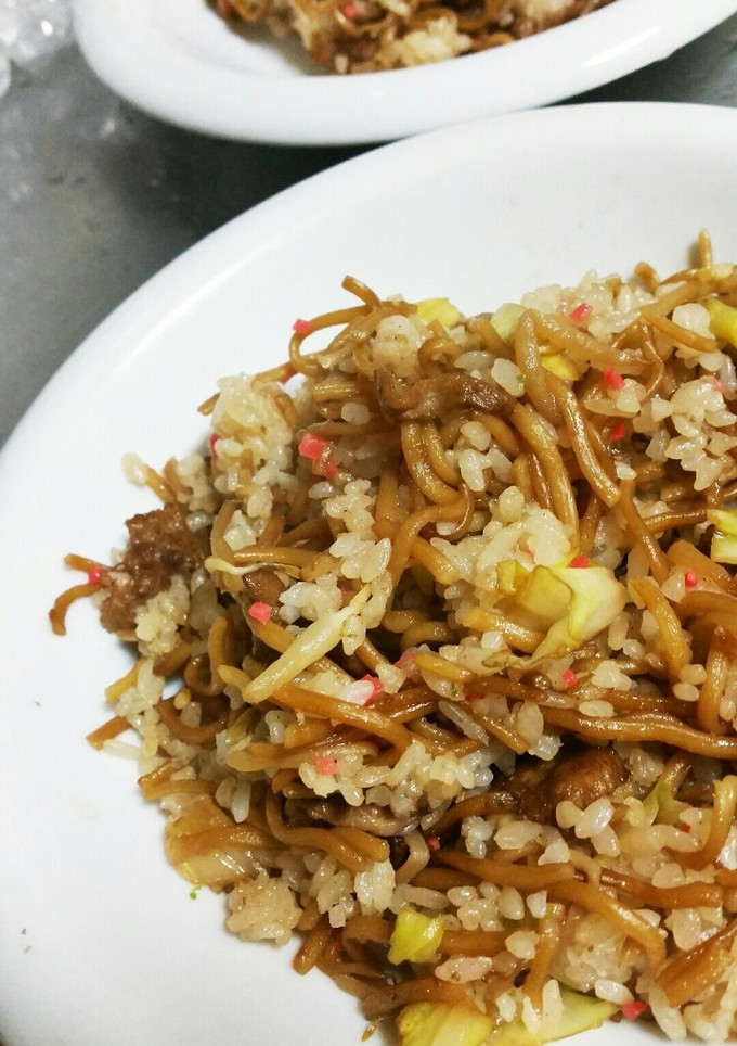 【残った焼きそばをリメイク】そばめし-レシピのメイン写真