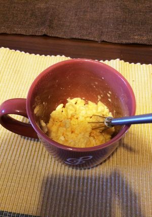 レンジで簡単！お手軽スクランブルエッグ-レシピのメイン写真
