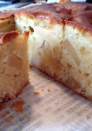 オリーブオイルでりんごケーキ-レシピのメイン写真