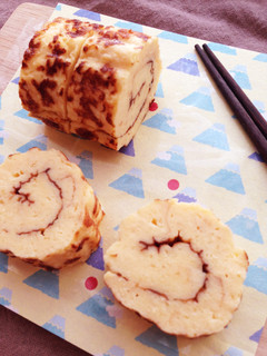 一番簡単♪10分で伊達巻風~チーズ味~-レシピのメイン写真